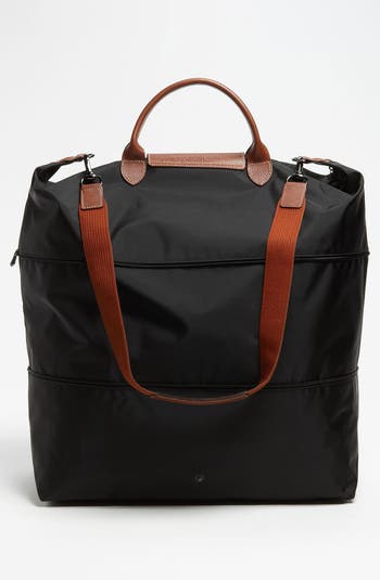 Longchamp on sale expandable weekender