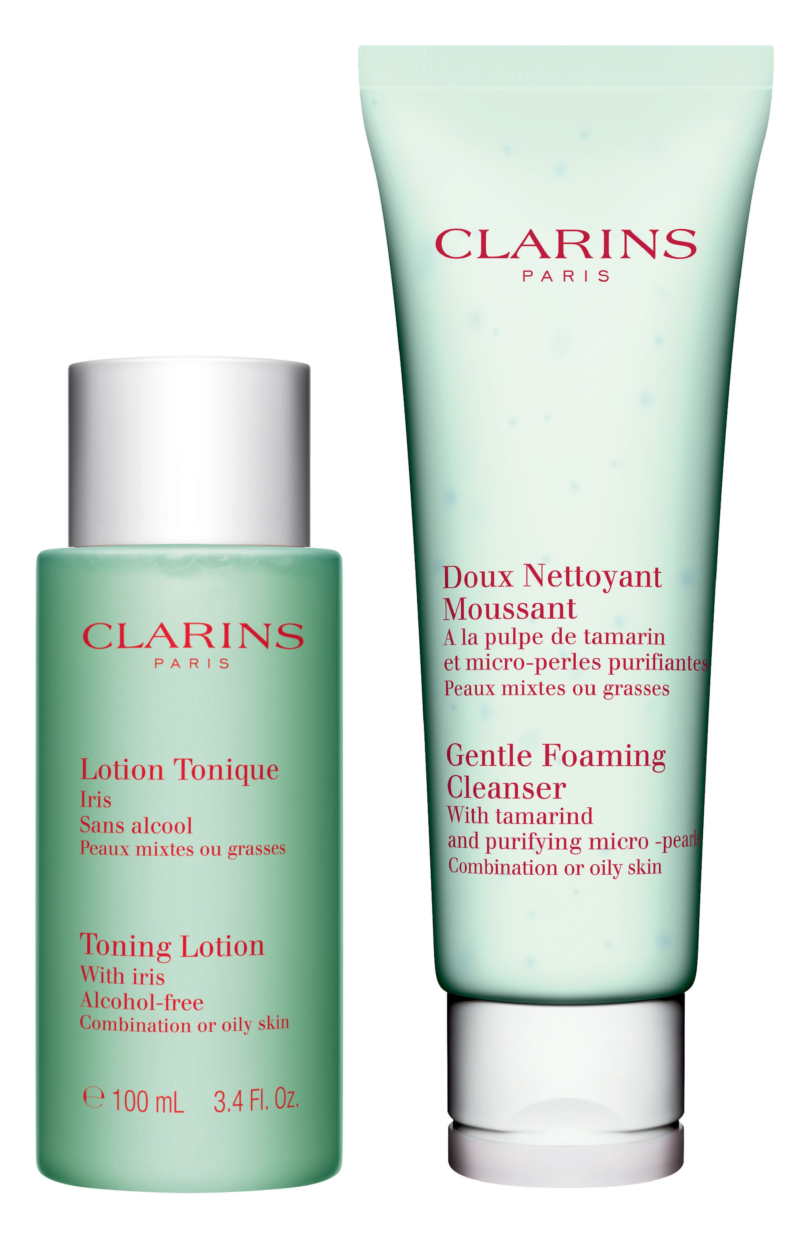 Clarins Cleansing Essentials for Oily to Combination Skin (39 Value) Nordstrom