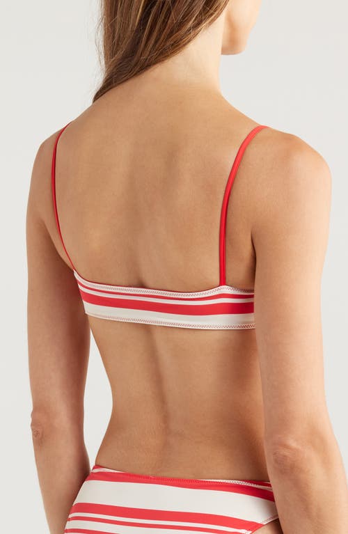 SOLID & STRIPED SOLID & STRIPED THE DANIELA STRIPE BIKINI TOP