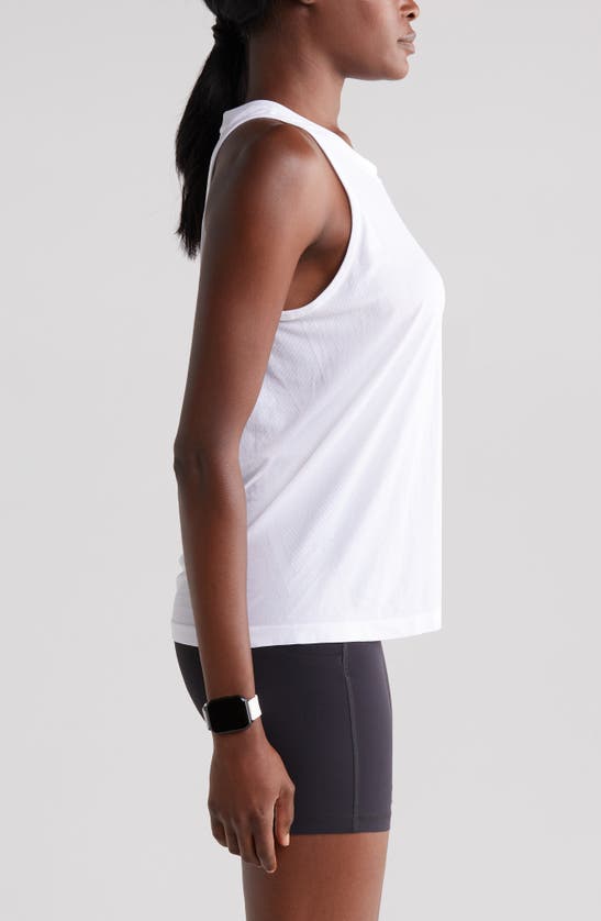 Shop Zella Propel Seamless Tank In White