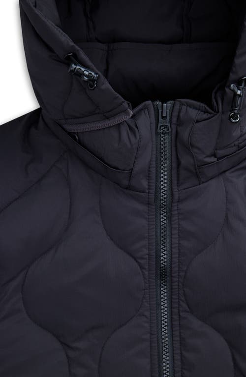 Shop Alpha Industries Lightweight Quilted Water Resistant Down Jacket In Black