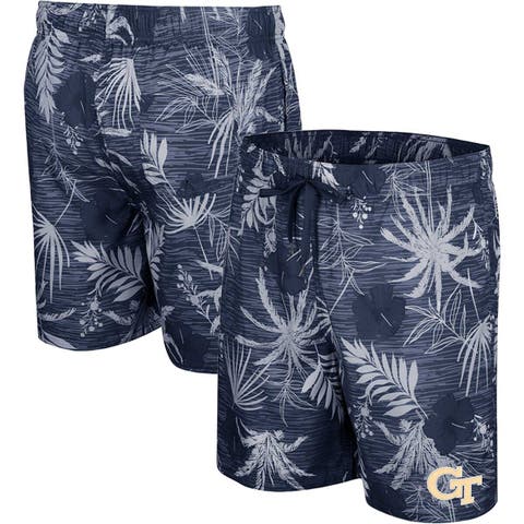 Lids Miami Dolphins Tommy Bahama Naples Layered Leaves Swim Trunks - Black