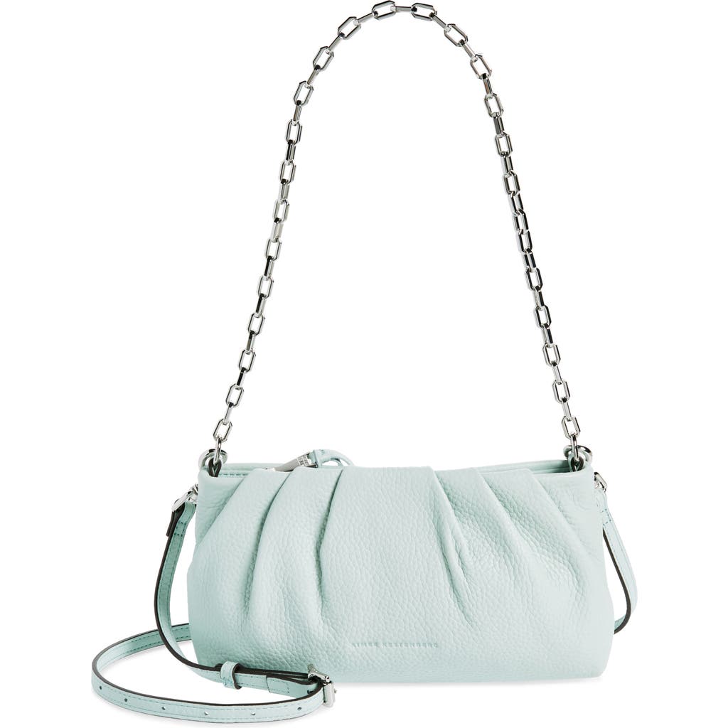 Shop Aimee Kestenberg Charismatic Leather Shoulder Bag In Maine Blue