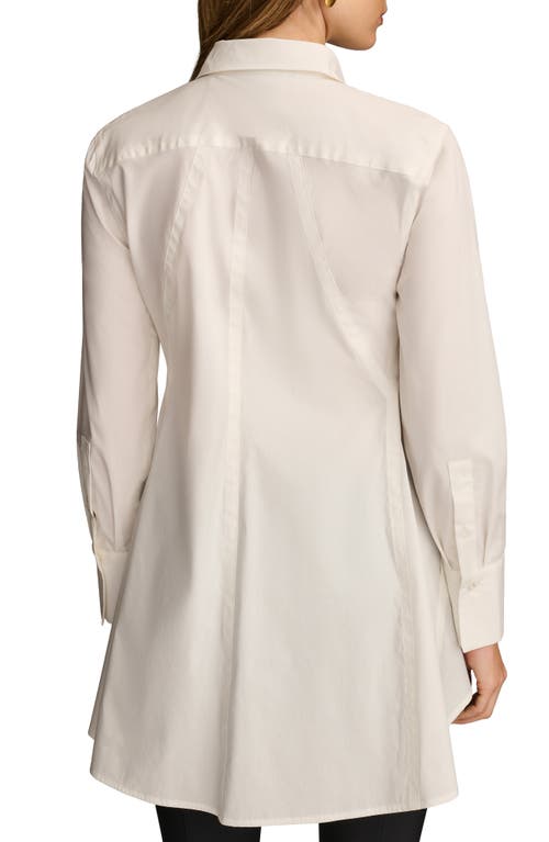 Donna Karan High-low A-line Tunic In Cream