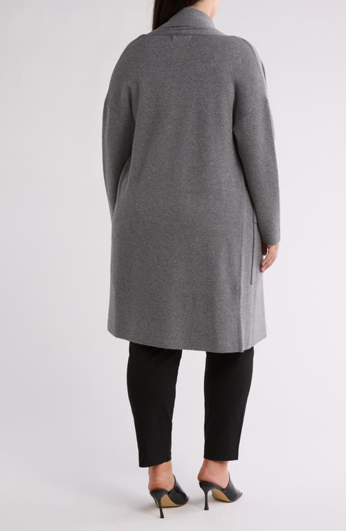 By Design Alica Open Front Cardigan In Medium Heather Grey