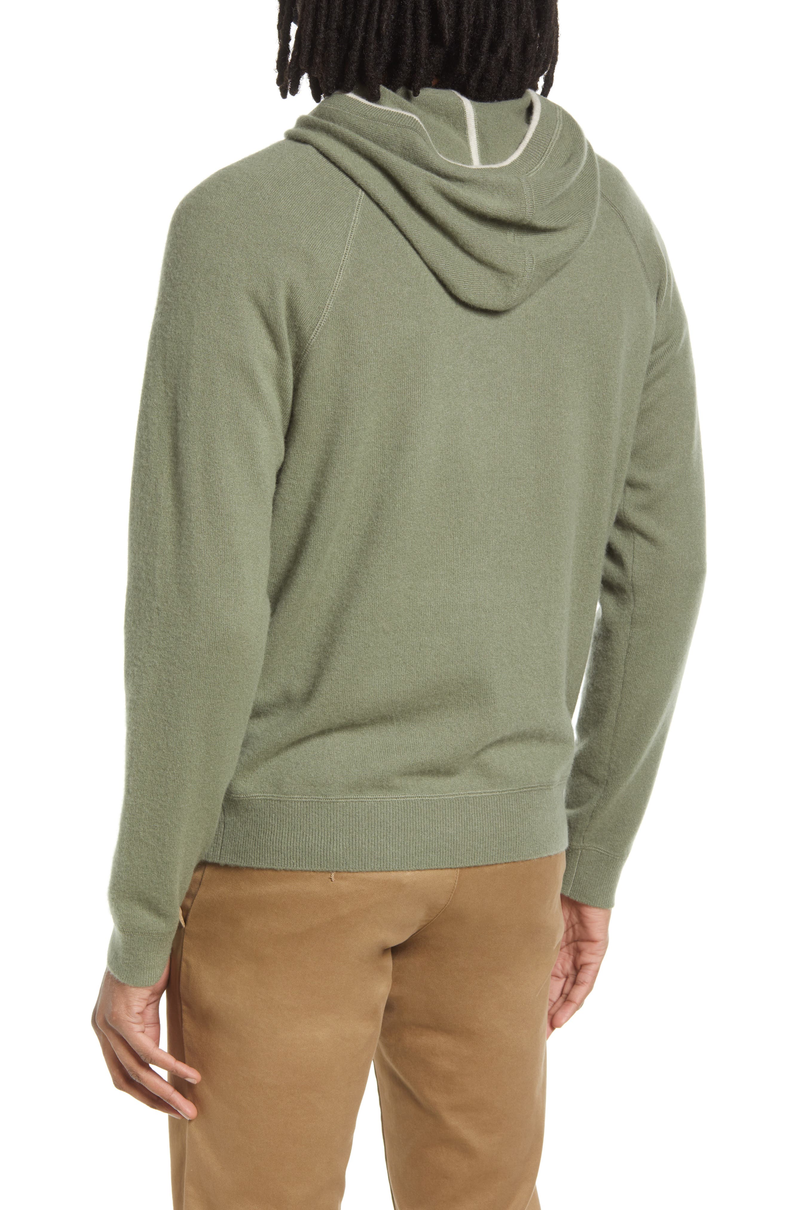Vince Wool Cashmere Popover Hoodie
