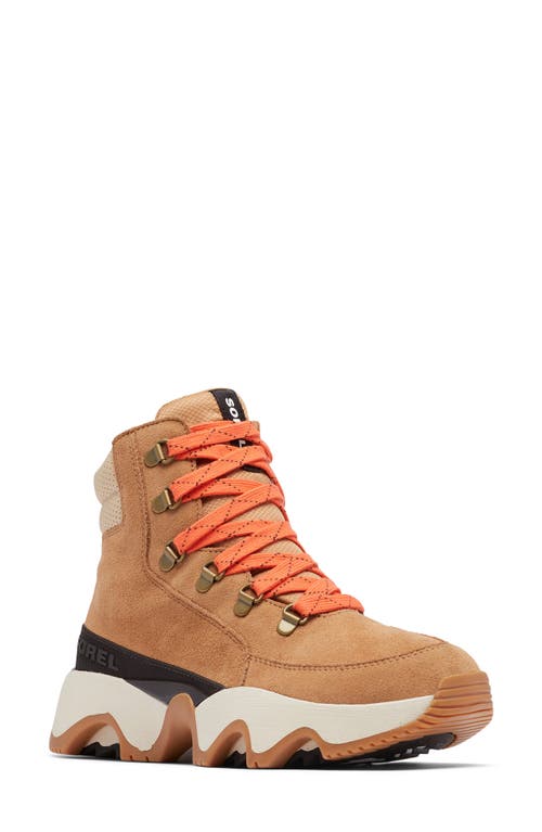 Shop Sorel Kinetic Impact Conquest Waterproof Sneaker Bootie In Tawny Buff/ceramic