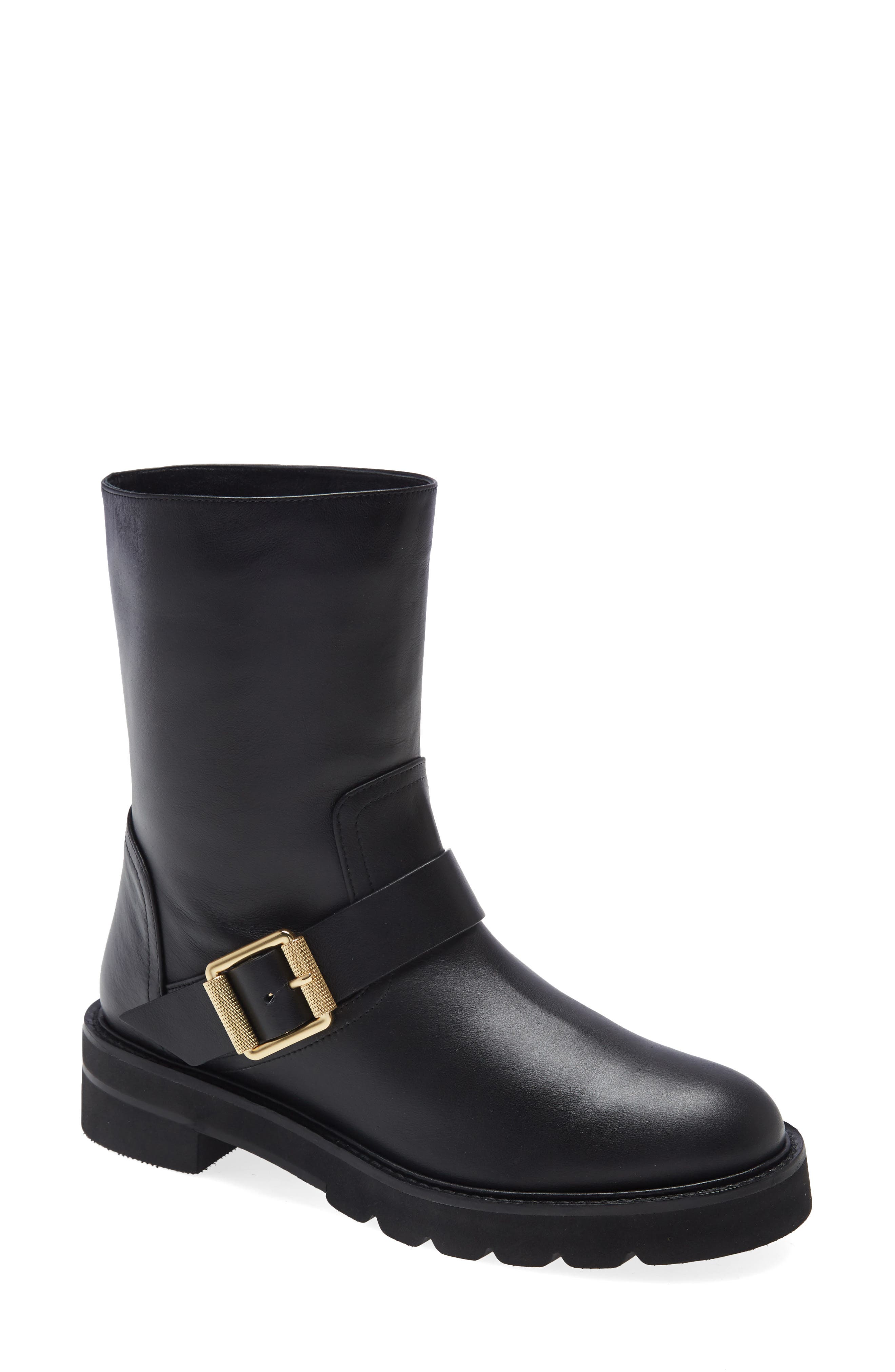 stuart weitzman biker boots