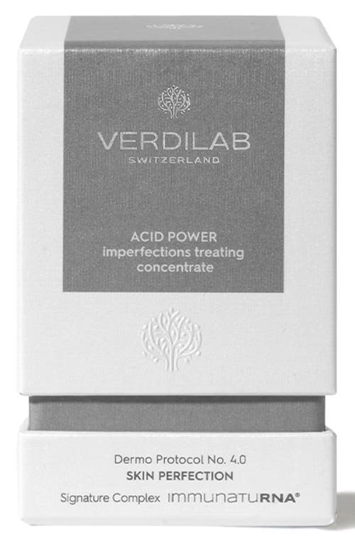 Verdilab Acid Power Imperfections Treating Concentrate In No Color