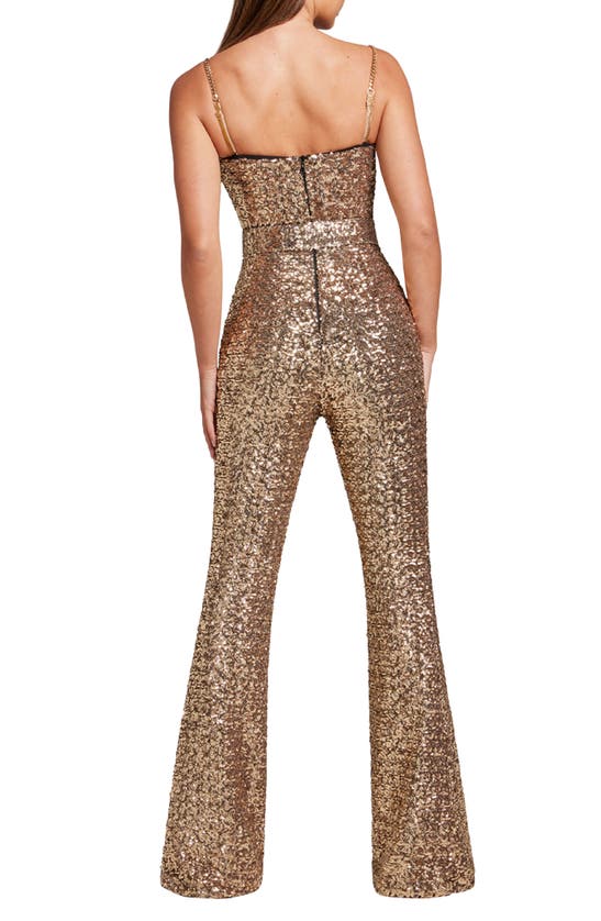NADINE MERABI NADINE MERABI LUCINDA SEQUIN SLEEVELESS JUMPSUIT