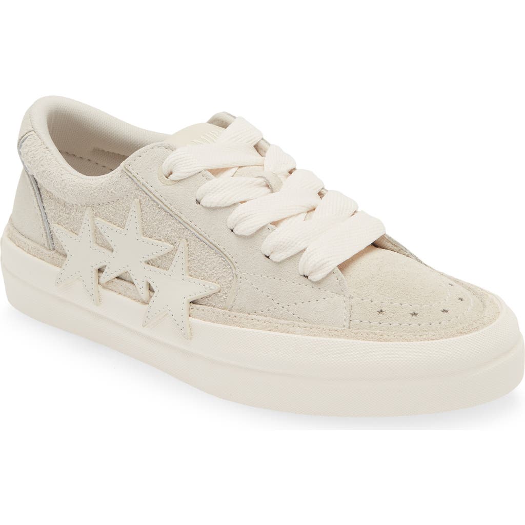 Amiri Sunset Skate Panelled Suede Sneakers In Alabaster Birch
