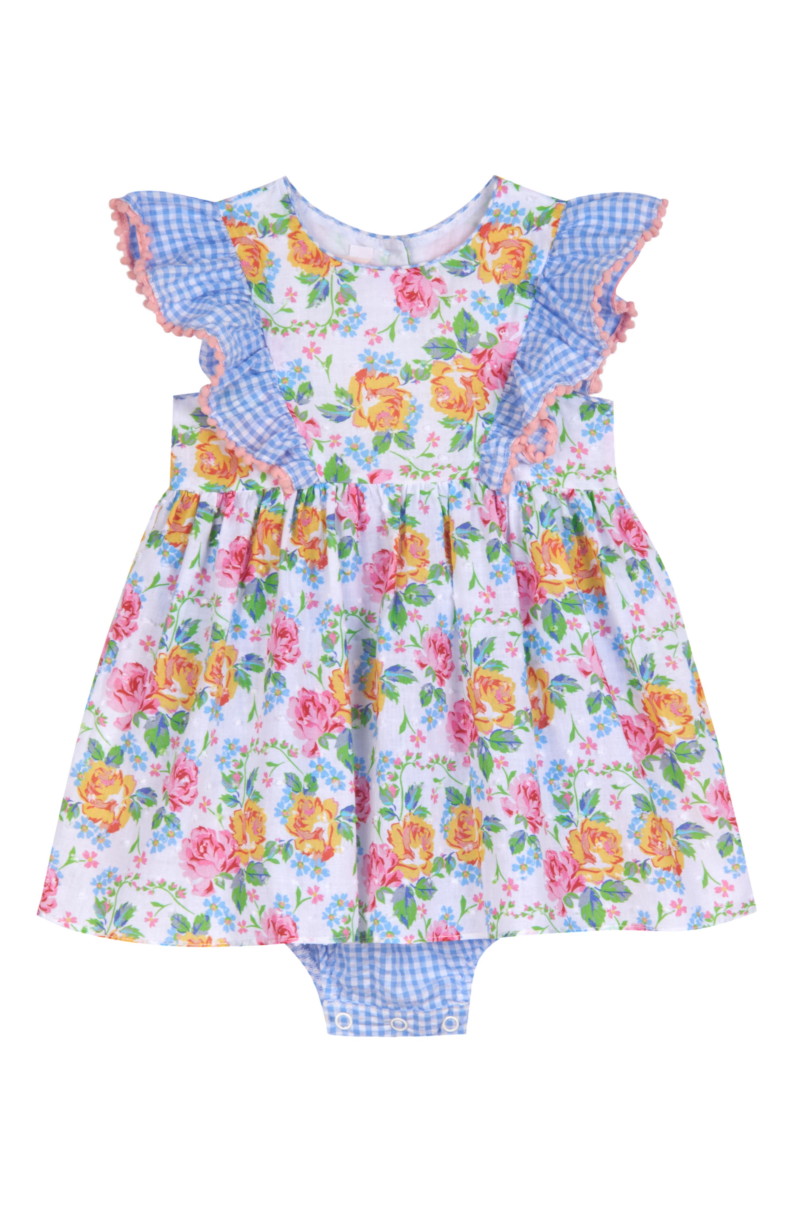 baby girl blue romper