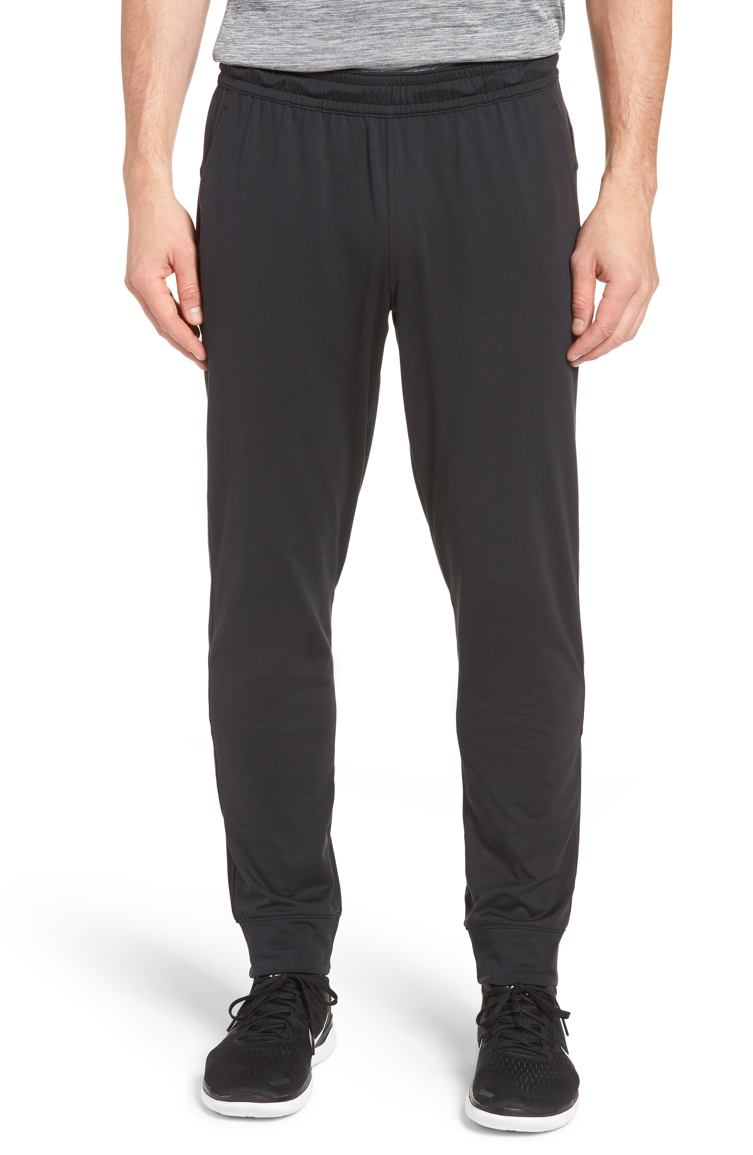 ladies black joggers with pockets