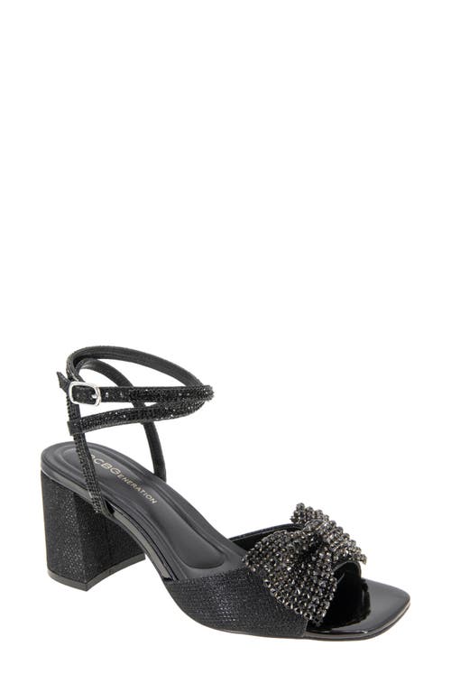 Shop Bcbg Tawny Ankle Strap Sandal In Black