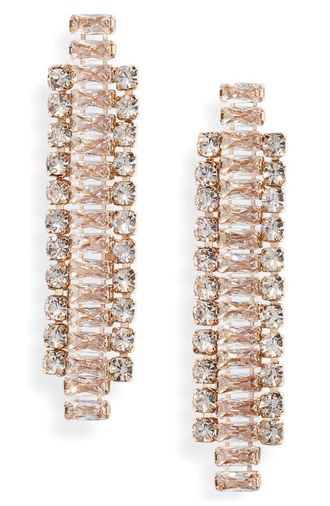 Crystal Linear Earrings