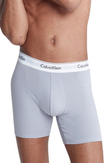 Calvin Klein Underwear  Three-Pack Stretch-Cotton Boxer Briefs