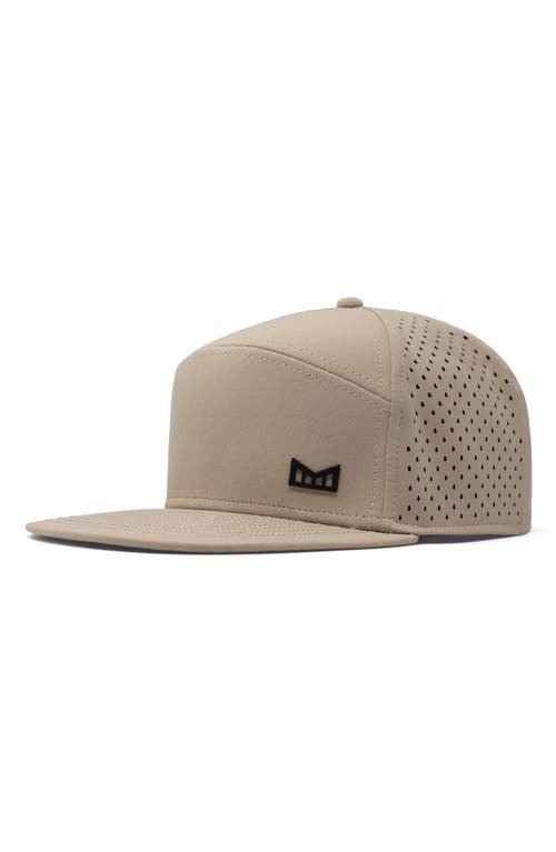Trenches Icon Hydro Performance Snapback Hat in Khaki