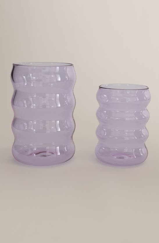 Shop Sophie Lou Jacobsen Small Ripple Cup In Lilac
