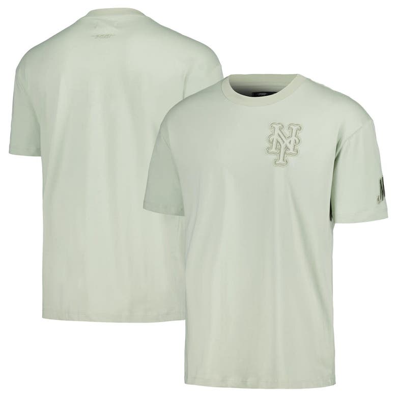 Shop Pro Standard Mint New York Mets Neutral Cj Dropped Shoulders T-shirt