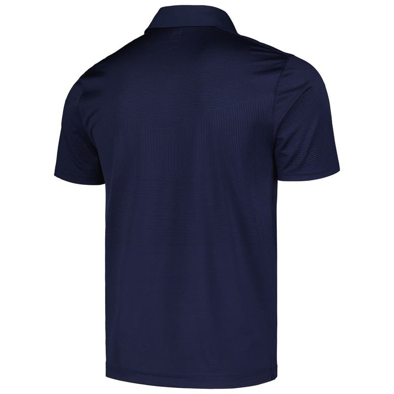 Shop Under Armour Navy The Players Tour Tips Jacquard Polo