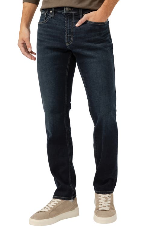 Shop Silver Jeans Co. Konrad Slim Straight Leg Jeans In Indigo