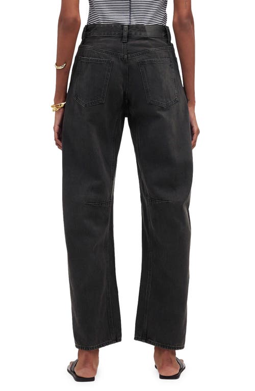 Madewell The Darted Barrel Leg Jeans In Olenda Wash