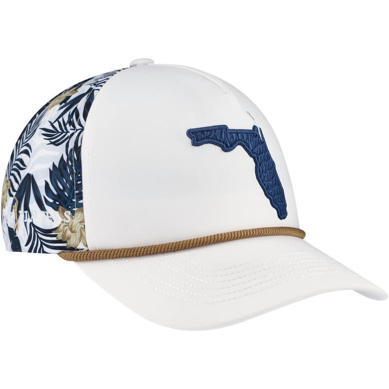 Puma White The Players Tropics Tech Rope Flexfit Adjustable Hat