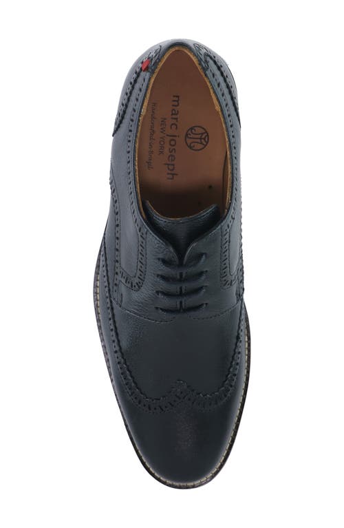 Marc Joseph New York Concord Lane Wingtip In Black Napa Soft