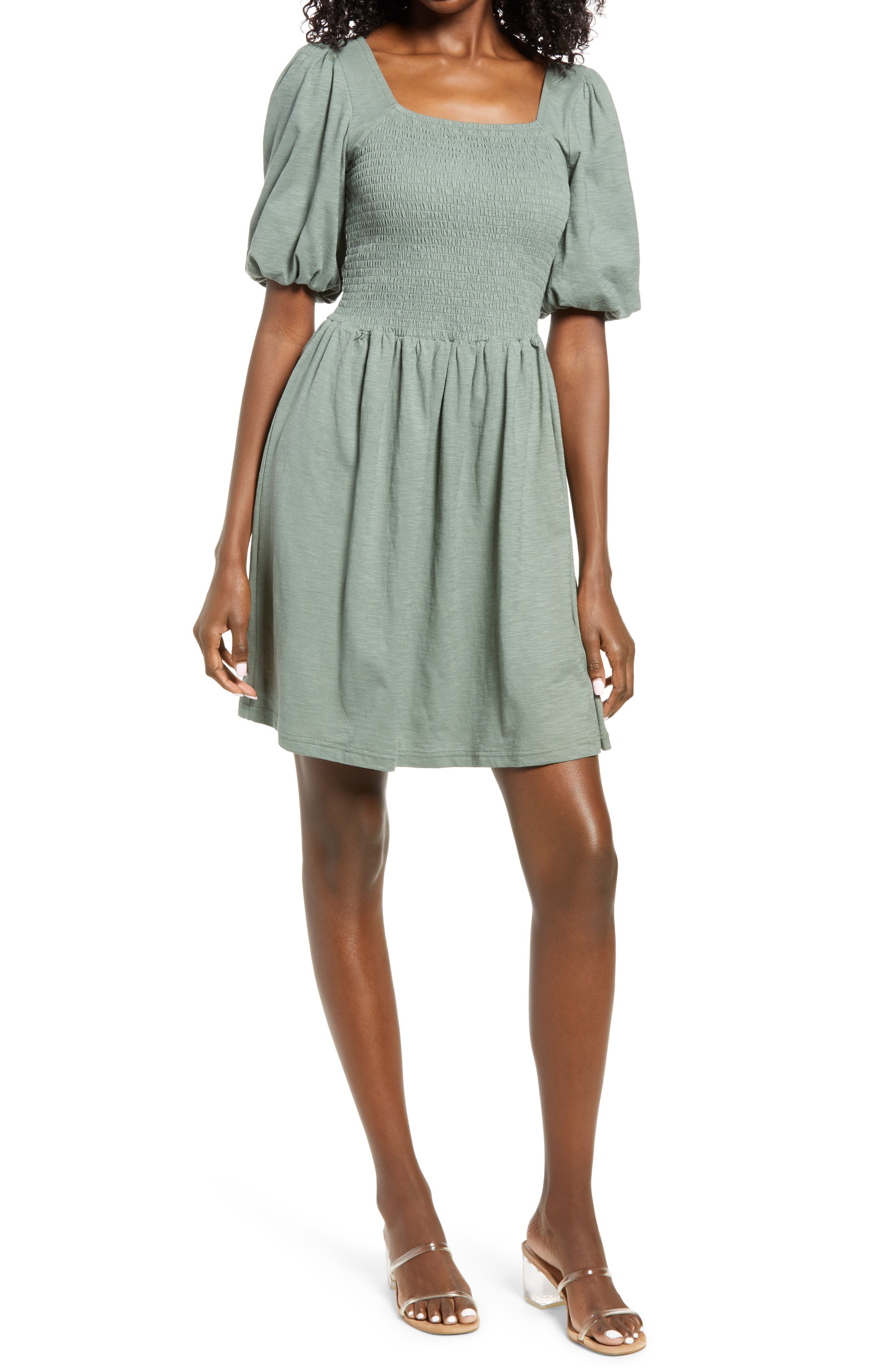 puff sleeve dresses | Nordstrom