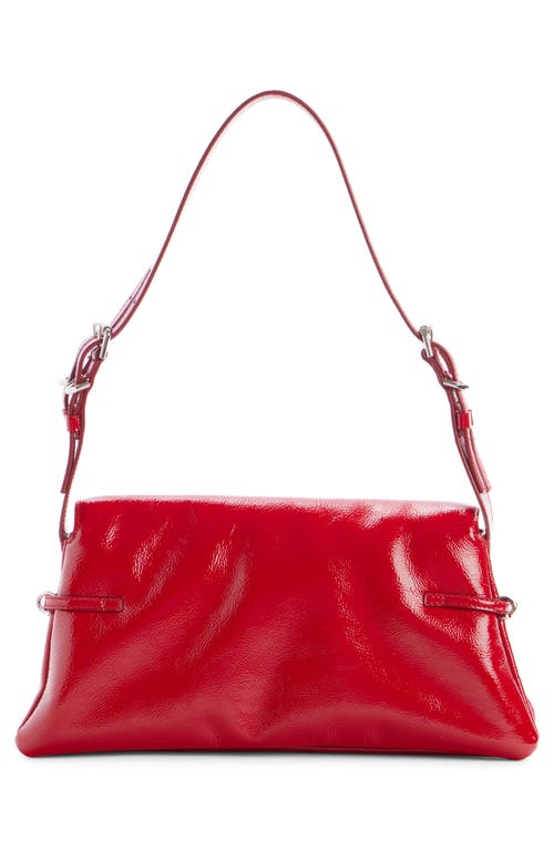 Givenchy Voyou Small Shoulder Bag In Leather In Vermillon