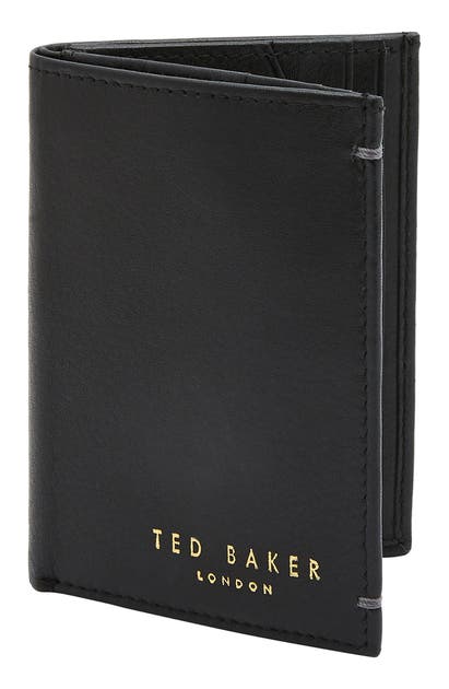 Click to view more detailed imagery on our partner's website Ted Baker Core Leather Wallet In Black