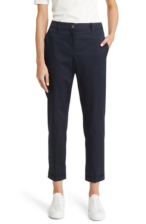 BOSS Tachinoa Stretch Cotton Ankle Pants in Sky Captain at Nordstrom, Size 2