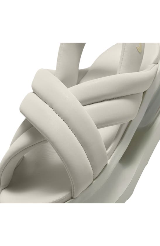 Shop Nike Air Max Isla Platform Sandal In Light Bone/ Alabaster/ Bone