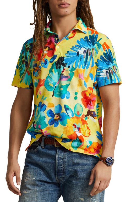 Polo Ralph Lauren Floral Piqué Camarat Yellow at Nordstrom,