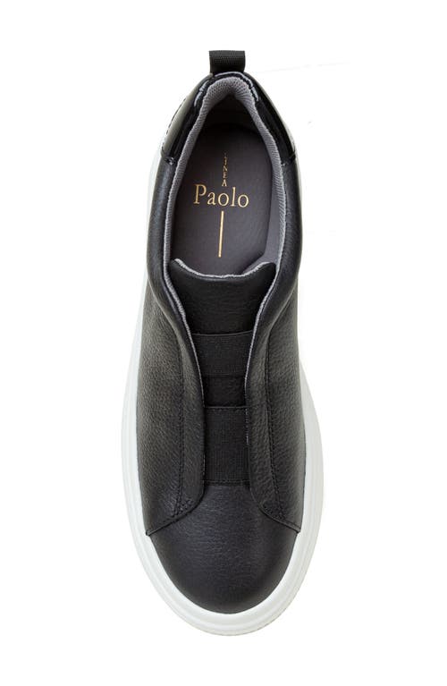 Linea Paolo Golde Platform Sneaker In Black