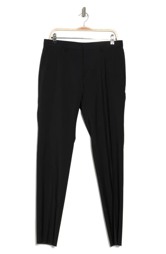Hugo Boss Genesis Wool Trousers In Black