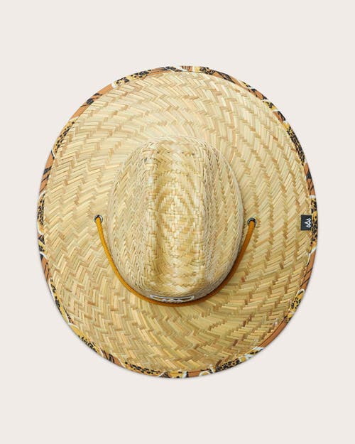 Hemlock Pounce Big Kids Straw Lifeguard Hat In Cheetahs