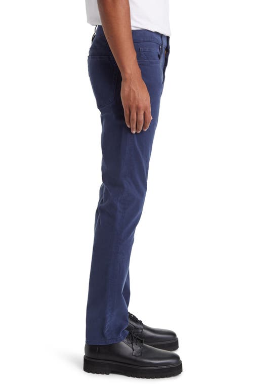 Frame L'homme Slim Fit Five-pocket Twill Pants In Dark Denim