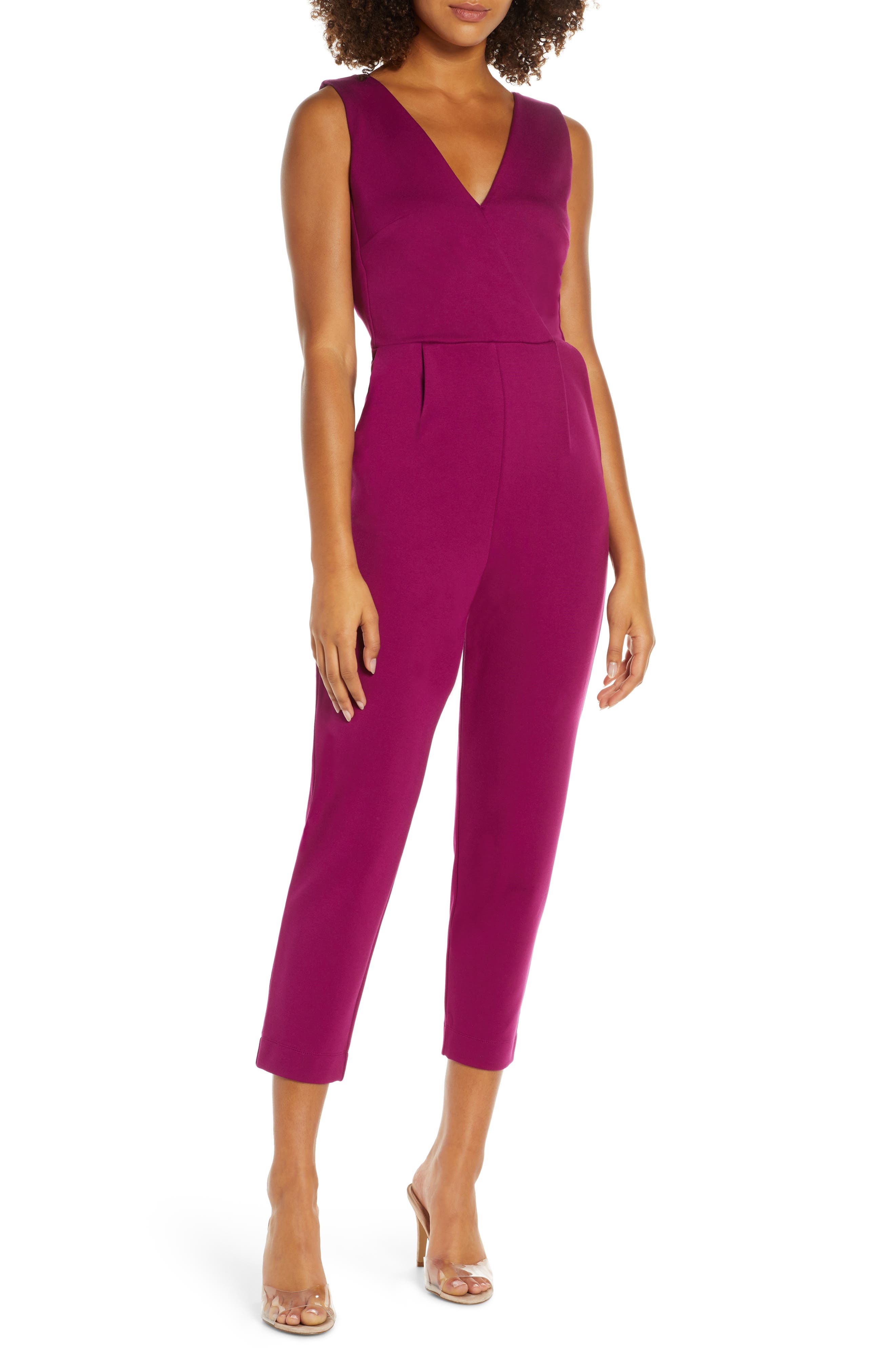 nordstrom purple jumpsuit