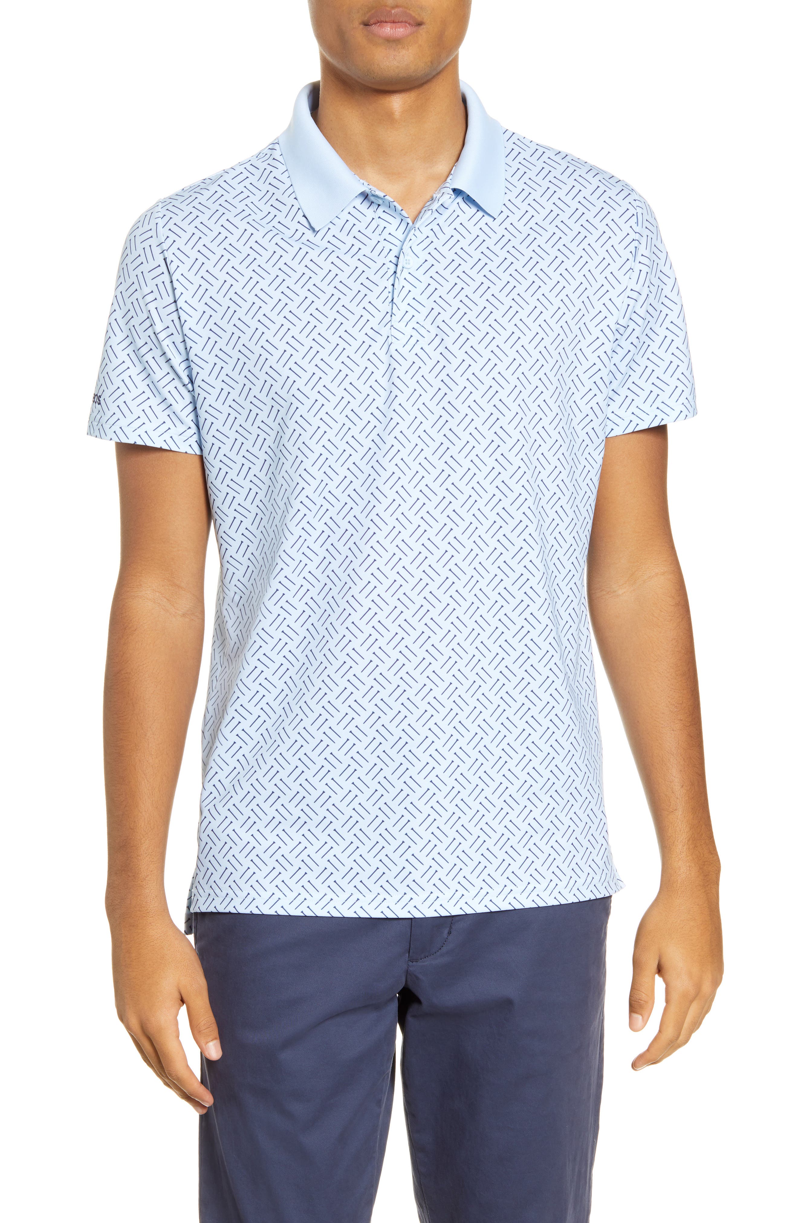 slim fit performance polo