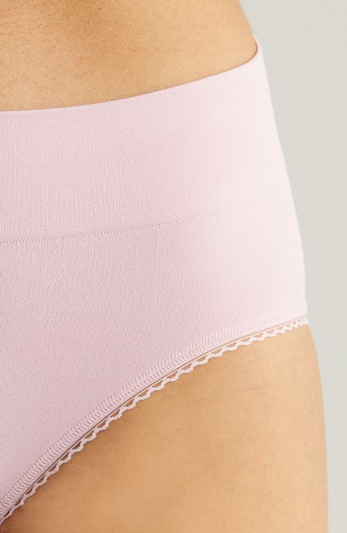 Shop Wacoal Feeling Flexible High Cut Briefs In Pink Nectar