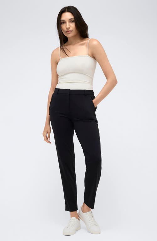 Shop Kenneth Cole Slim Fit Ankle Pants In Black