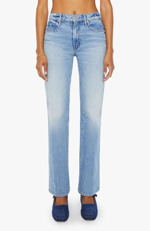 MOTHER The Kick High Waist Straight Leg Jeans Never Let Go at Nordstrom,