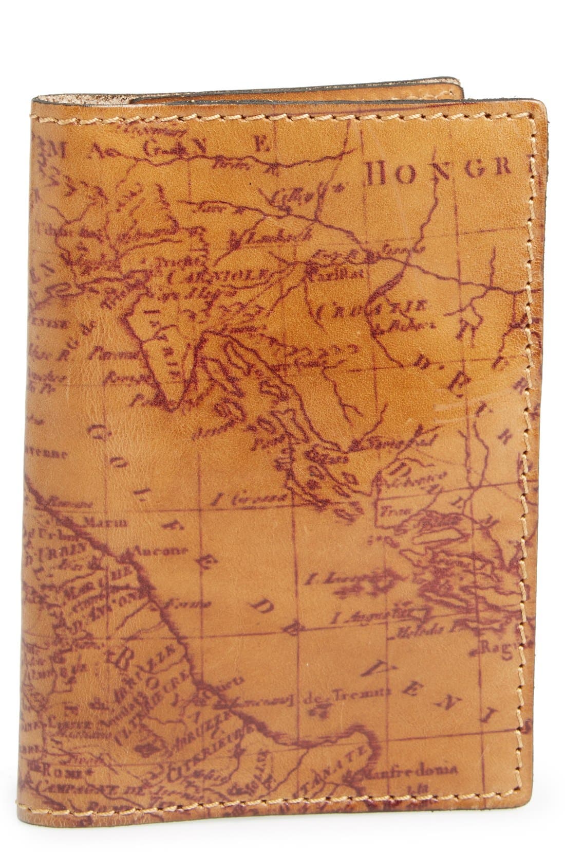Patricia Nash Map Print Leather Passport Holder Nordstrom