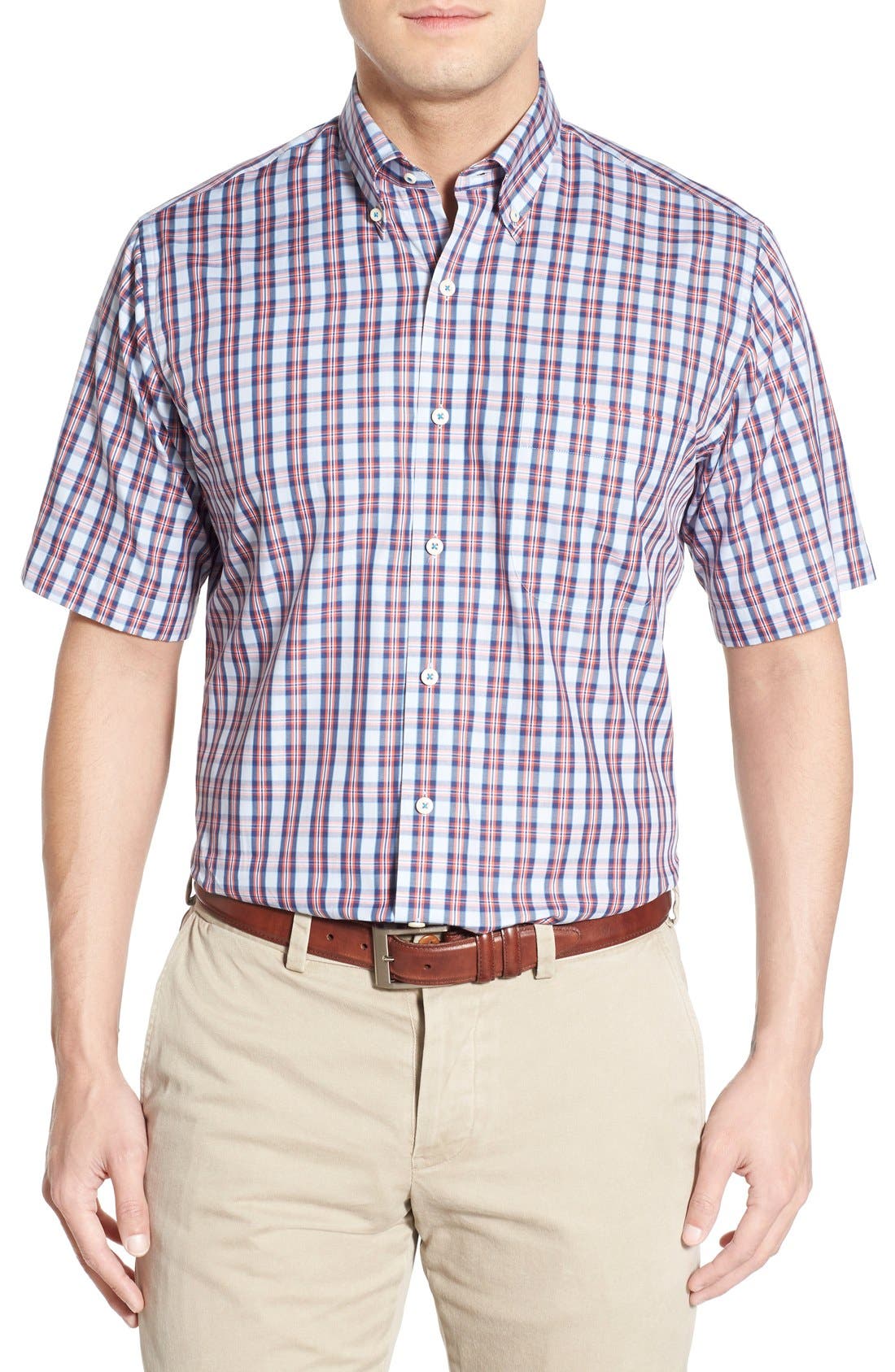 Peter Millar 'Shadow Plaid' Regular Fit Sport Shirt Nordstrom
