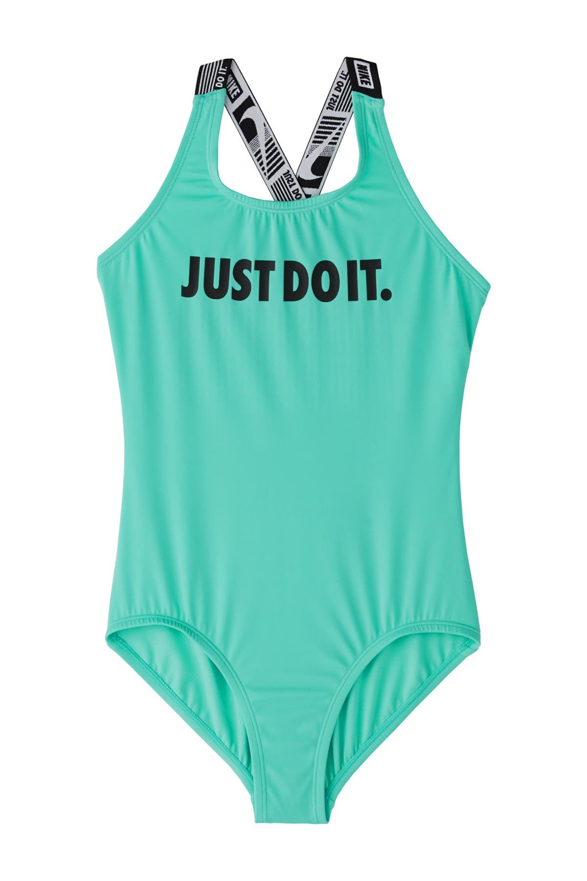 nike logo fetti swim trunks