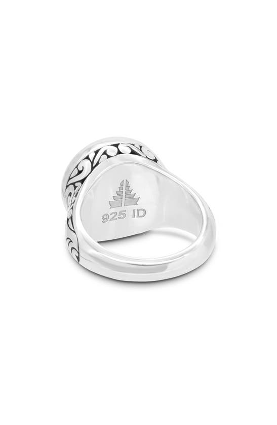 Shop Devata Sterling Silver Bali Filigree Signet Ring
