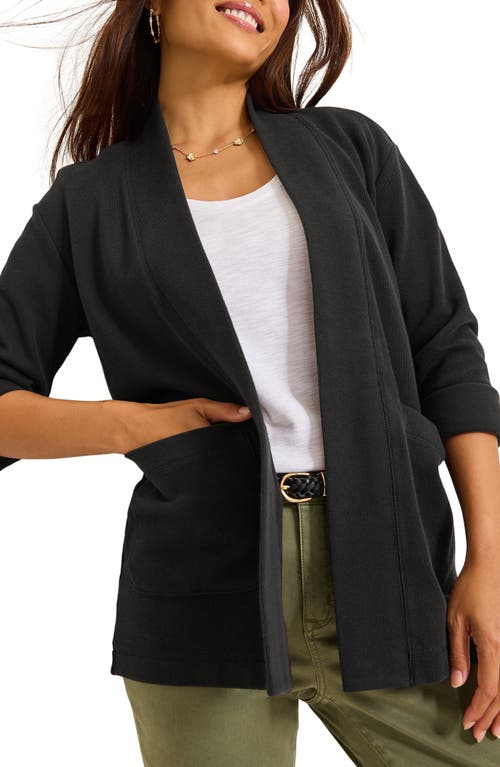 Shop Tommy Bahama Aruba Open Front Cardigan In Black