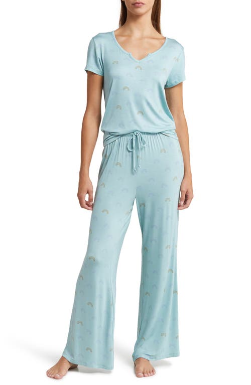 Honeydew Intimates Good Times Pajamas Clover Rainbows at Nordstrom,