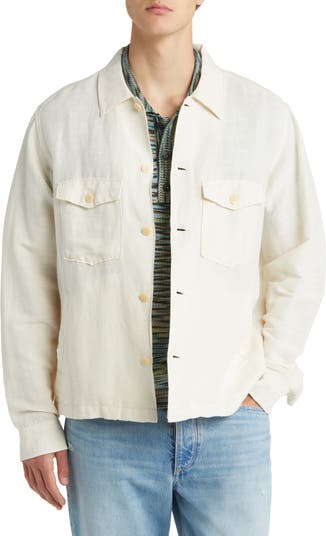 Linen & Cotton Military Jacket
